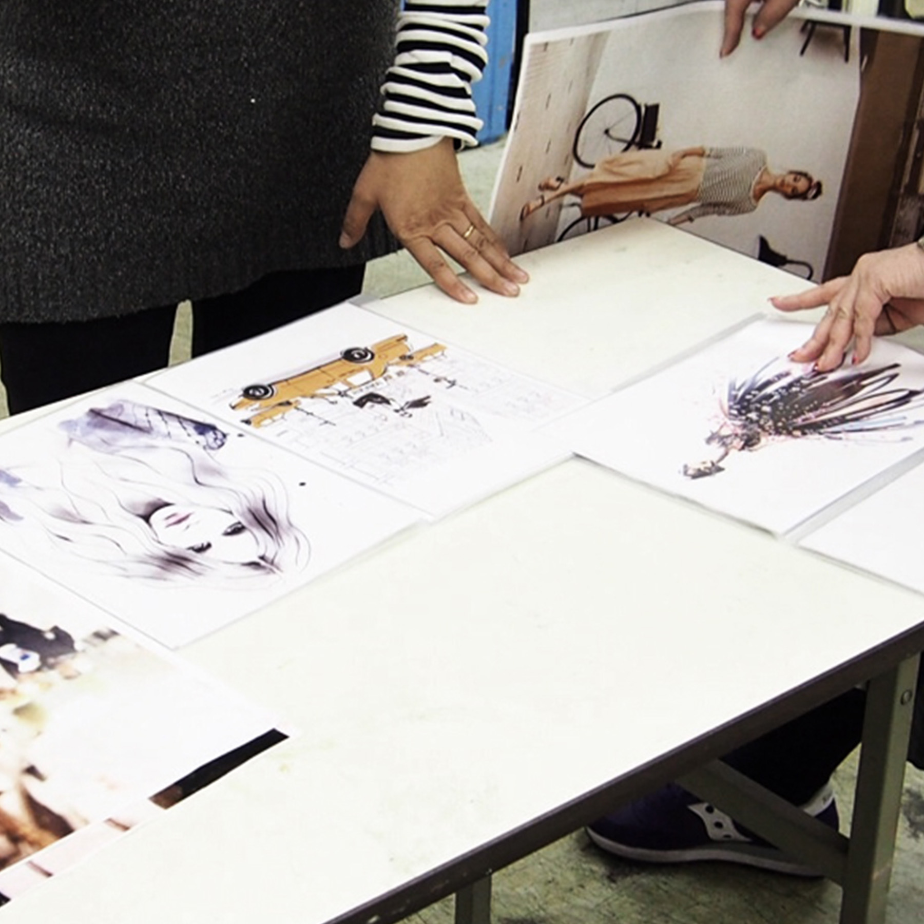 初心者から学べるオシャレなファッションイラストデザインの学校|東京原宿表参道中野